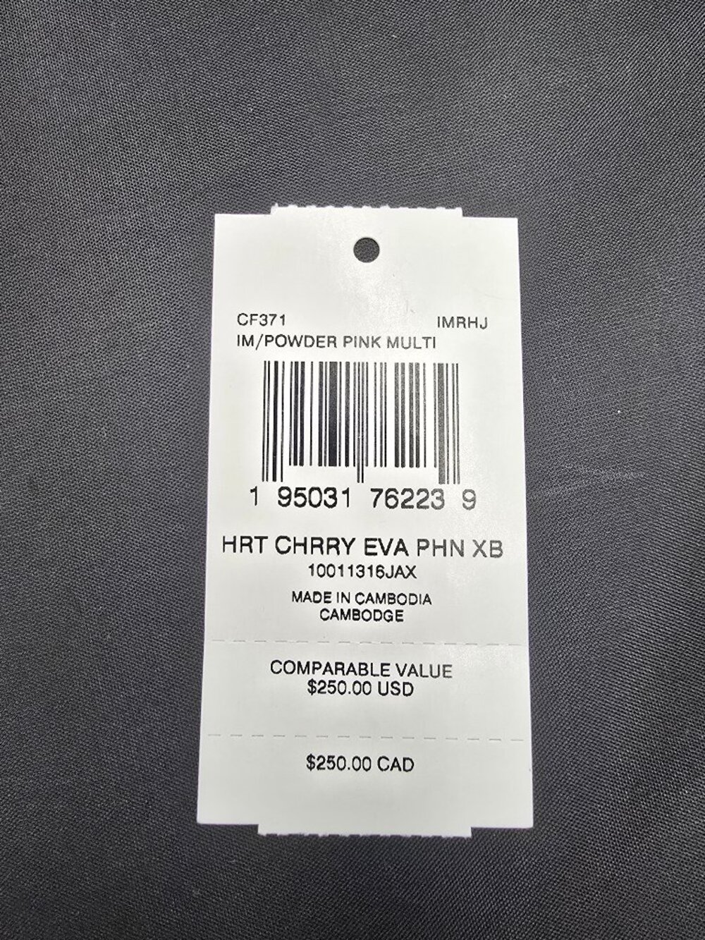 Coach Eva Phone Crossbody with Heart Cherry Print CF371 - Picture 7 of 7